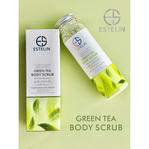 Estelin- Green Tea Body Scrub 100% Pure & Natural 200g