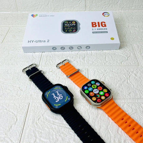 Smart Watch- HY Ultra 2 Amoled Display With 2 Straps