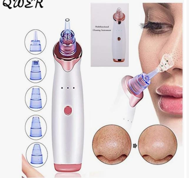 5 in 1 Electric Blackhead Acne Oil Remover Rechargeable