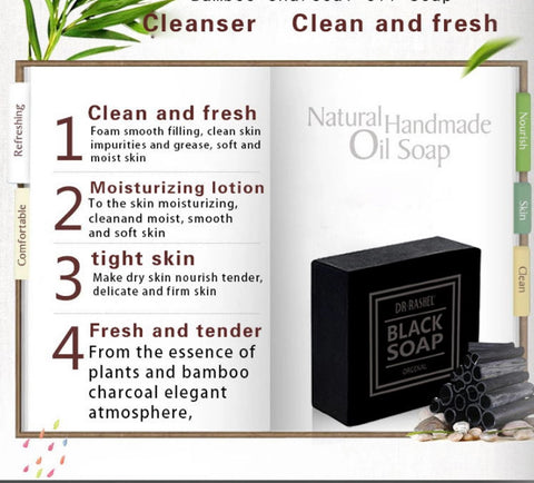 Dr.Rashel- Collagen & Charcoals Black Soap 100g