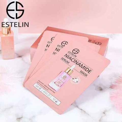 Estelin- Niacinamide Brightening Serum Mask 10pcs