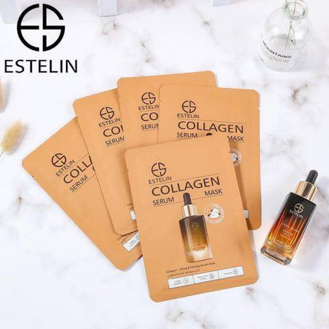 Estelin- Collagen Lifting & Friming Serum Mask 10pcs