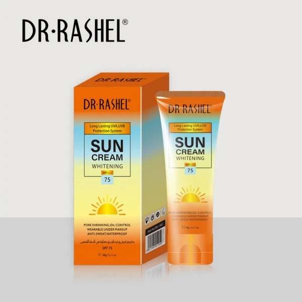 Dr.Rashel- Whitening & Moisturizing Sun Cream SPF 75 60g