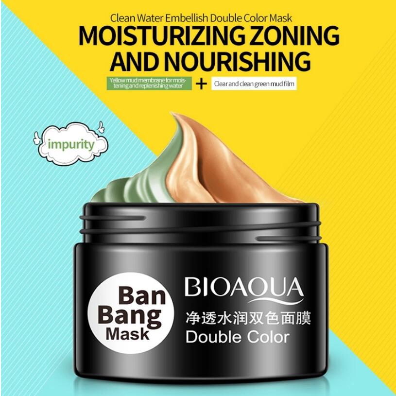 BioAQUA- Clear & Hydrating Two Color Ban Bang Mask