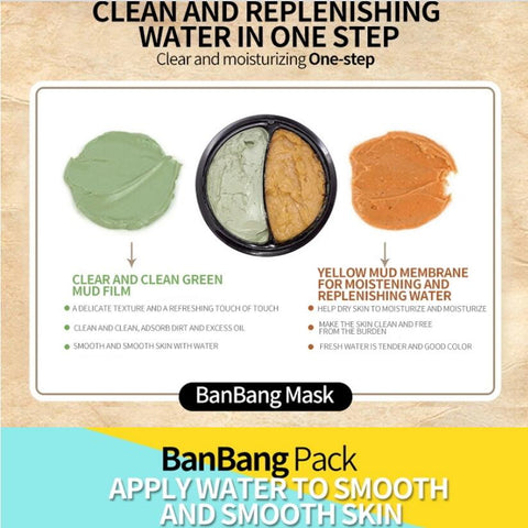 BioAQUA- Clear & Hydrating Two Color Ban Bang Mask