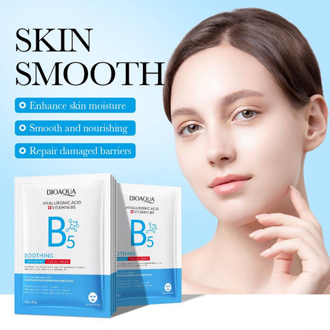 Bio Aqua- Hyaluronic Acid B5 Soothing Repairing Facial Mask 30g