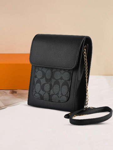 Desire Beauty- Coach Fin Crossbody Bag - Black