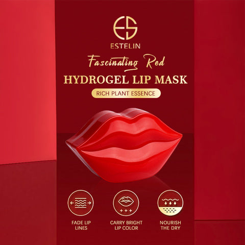 Estelin- Fascinating Red Hydrogel Lip Mask 60g (22pcs)