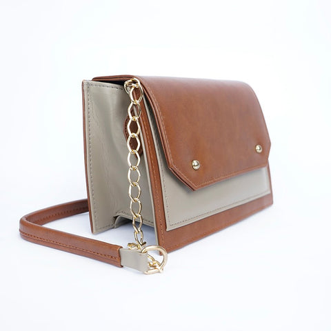 Desire Beauty- Joyland Crossbody Bag - Brown