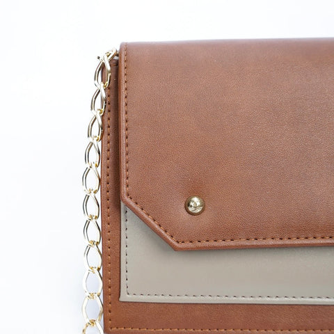 Desire Beauty- Joyland Crossbody Bag - Brown