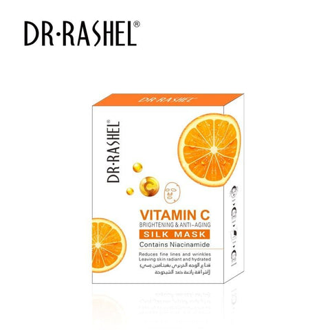 Dr.Rashel- Vitamin C Brightening & Anti-Aging Silk Mask 28G*5PCS