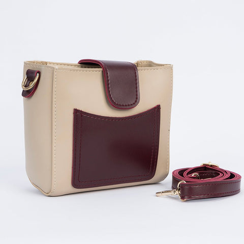 Desire Beauty- Clarent Maroon Front Pocket - Maroon