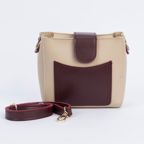 Desire Beauty- Clarent Maroon Front Pocket - Maroon