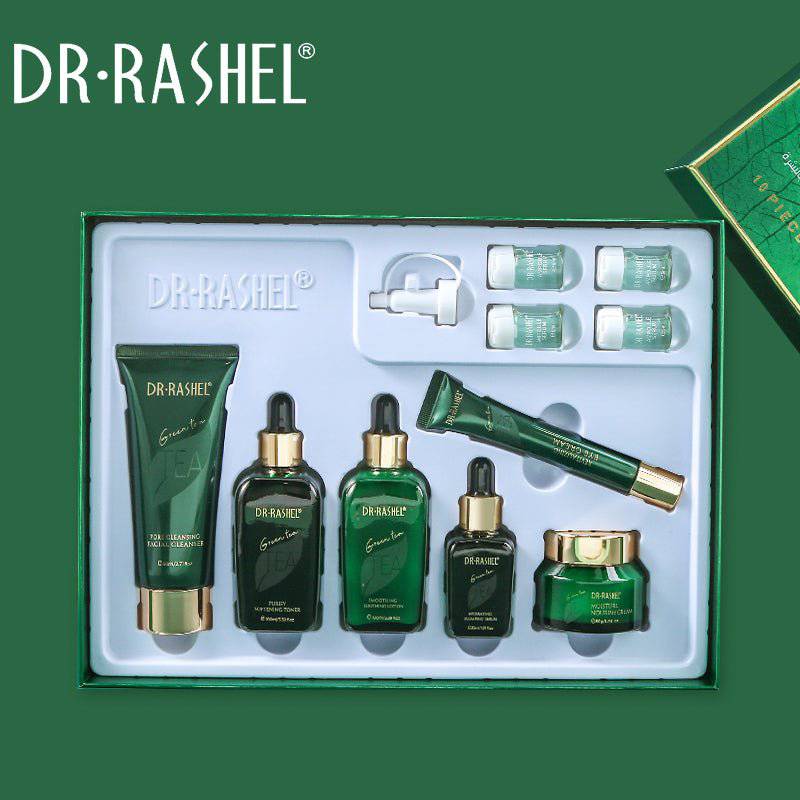 Dr.Rashel- Green Tea Purify Balancing Skin Care Kit 10pcs Set