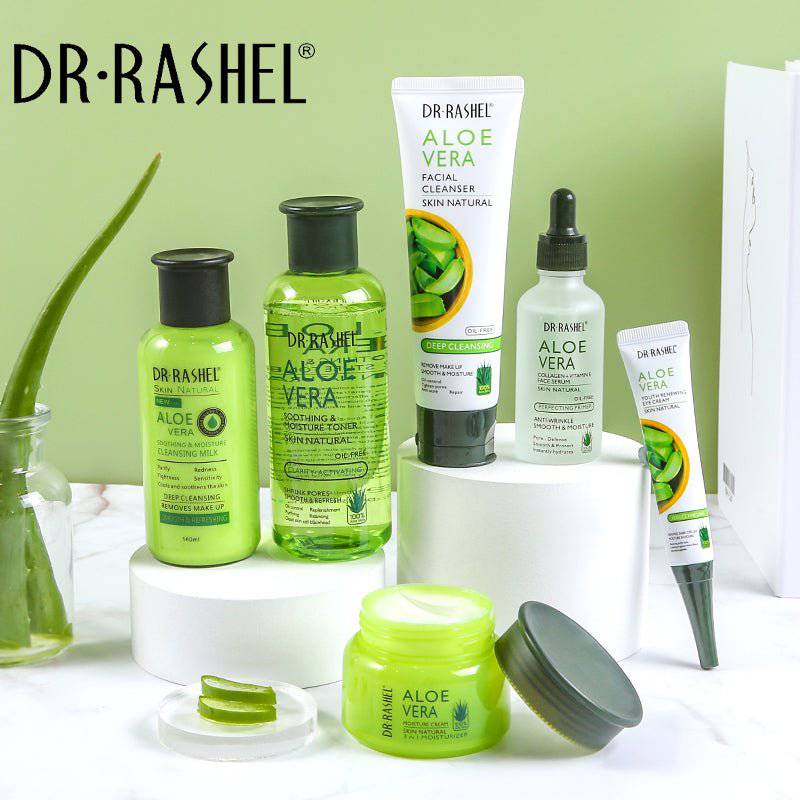 Dr.Rashel- Aloe Vera  Soothing & Moisture Skin Care Series 6pcs/set