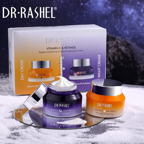 Dr.Rashel- Vitamin C & Retinol A Daytime Brightening & Night Anti-Aging Face Cream 50g+50g