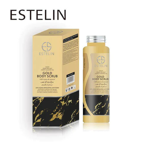 Estelin- Gold Body Scrub 100% Pure & Natural 200g