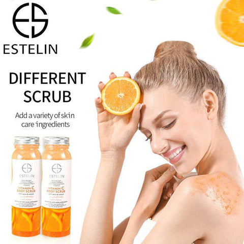 Estelin- Vitamin C Body Scrub 100% Pure & Natural 200g