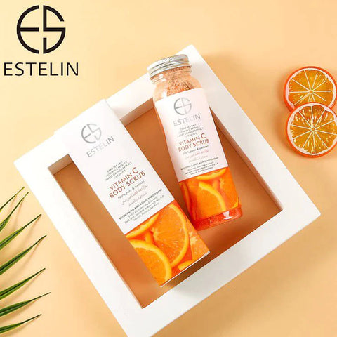 Estelin- Vitamin C Body Scrub 100% Pure & Natural 200g