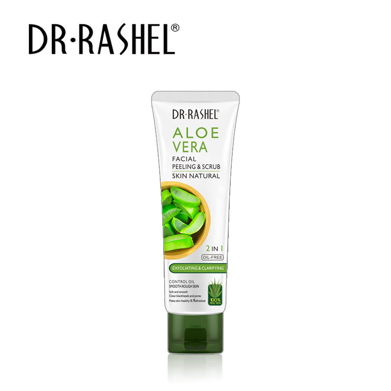 Dr.Rashel- Aloe Vera Facial Peeling & Scrub 2 in 1 100G