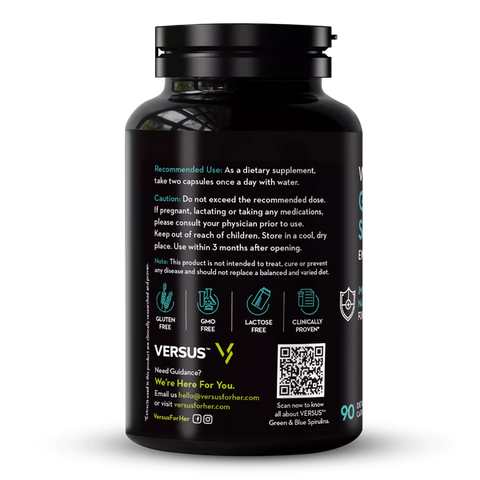 Versus- Green & Blue Spirulina