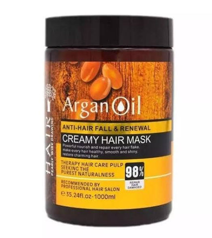 Keratin- Argan Oil Anti-Hair Fall & Renewal Creamy Hair Mask 1000ml