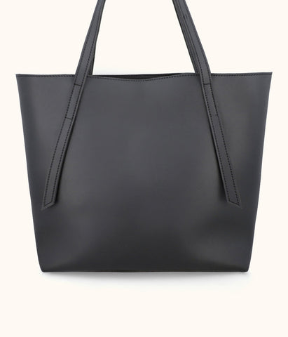 Desire Beauty- Minimalist Shoulder Tote Bag Black