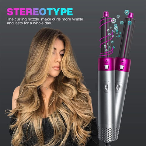 One Step - 5 in 1 Multifunctional Hair Dryer Styling Tool